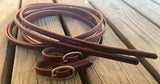 Buckle end 5/8 inch split reins