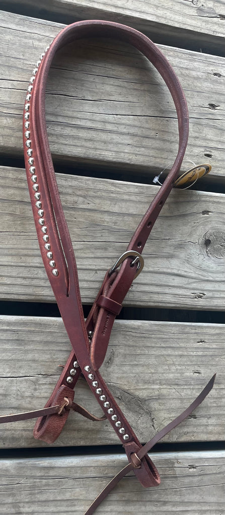 3/4 inch Harness Slit ear w/ fancy dots