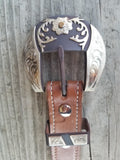1 inch Slit Ear with iron buckle