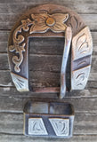 Slot Ear 3/4 inch harness headstall pictured w/ B237