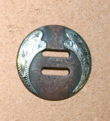 C274  1 1/2 inch slotted concho