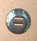 C274  1 1/2 inch slotted concho