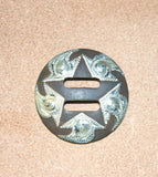C83  1 1/2 inch slotted concho