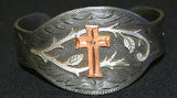 Copper Cross Cuff 229