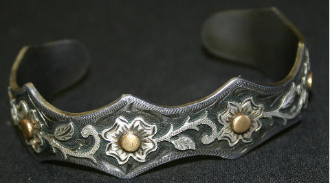 Scroll & Flower Cuff 237
