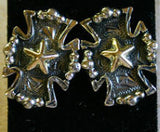 Antique Roper Cross Earrings