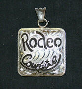 Rodeo Cowgirl  Pendant
