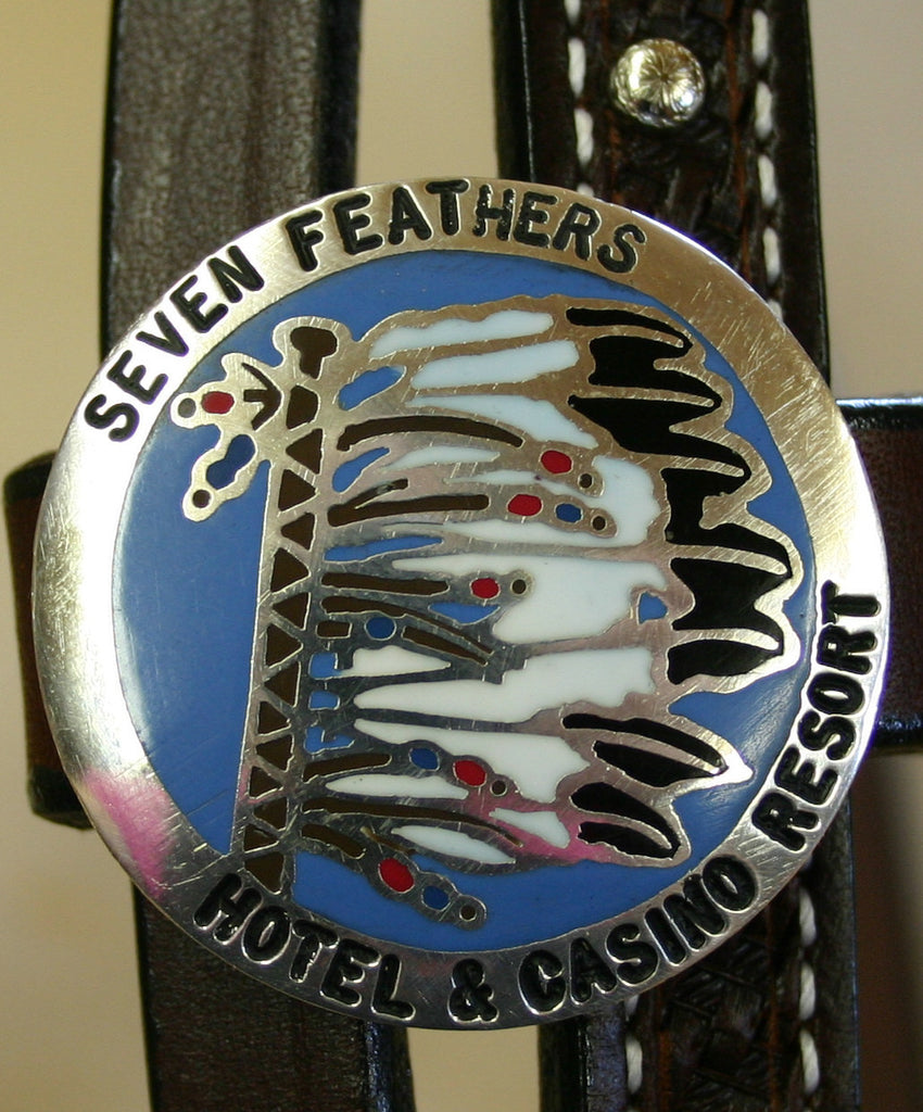 Trophy Concho Seven Feathers